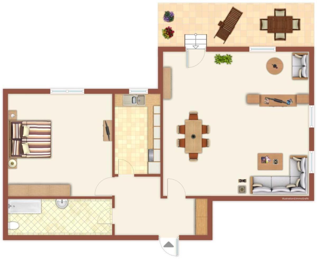Boje Apartment รอสต็อค ภายนอก รูปภาพ